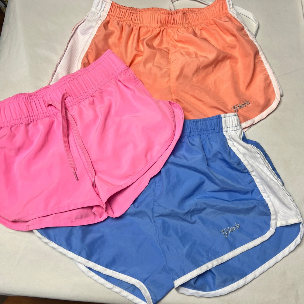 Lot of 3‎ Tyler's Running Shorts Athletic Gym Workout Lounge Youth Medium